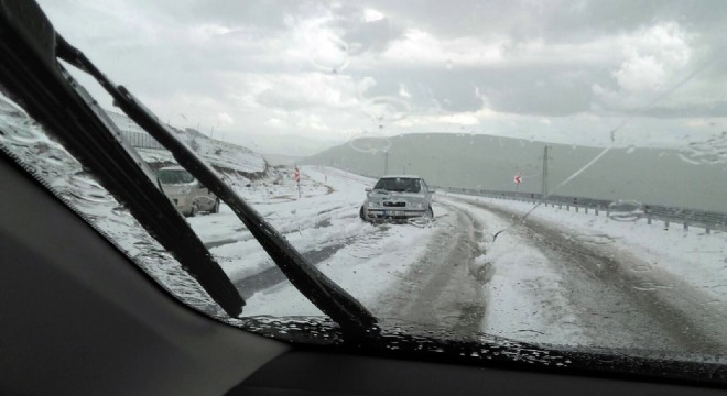 Ardahan'da yüksek kesimler beyaza büründü