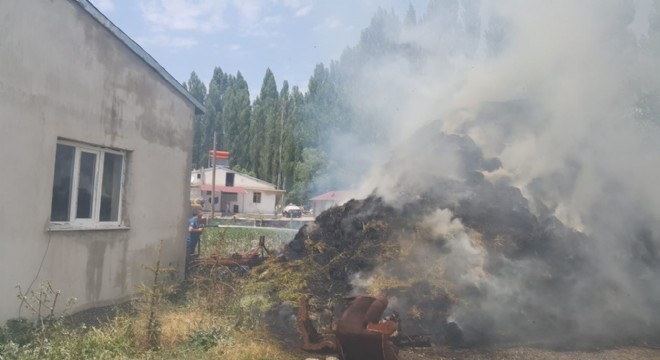 Ardıçlı'da yangın