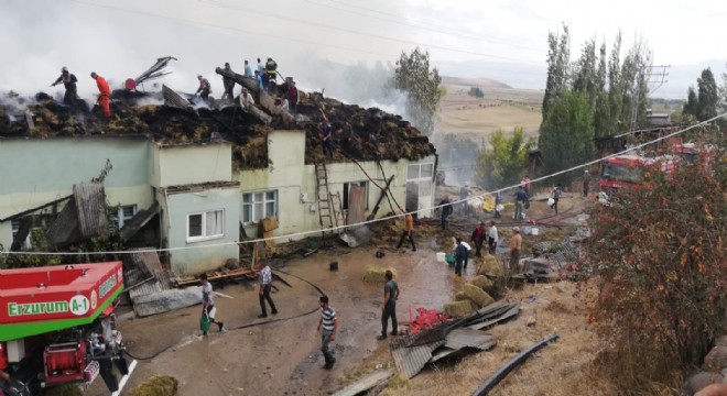 Arıbahçe'de yangın