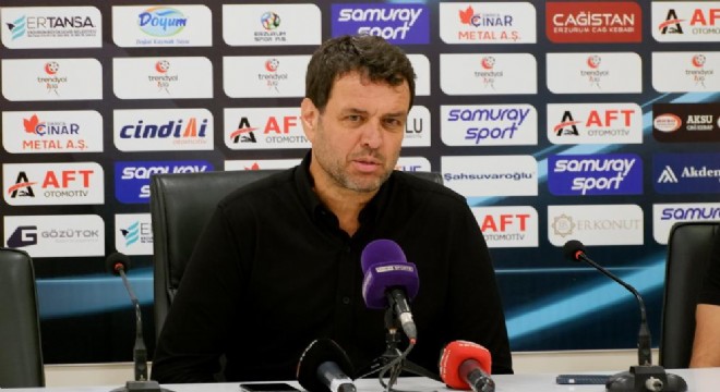 Arslan Erzurumspor maçını değerlendirdi