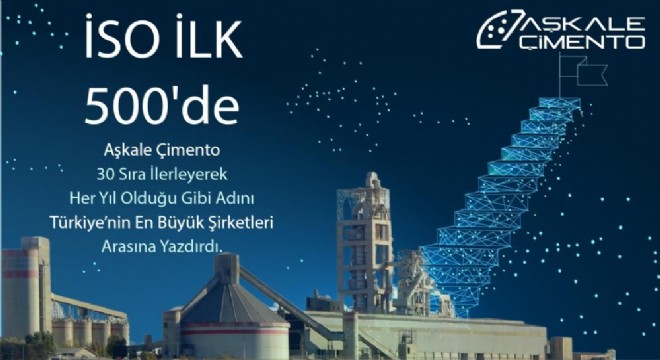 Aşkale Çimento ilk 500'de