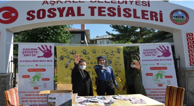 Aşkale'de ‘Kadına Şiddete Hayır' etkinliği