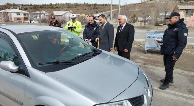 Aşkale'de bayram sevinci yollara taşındı