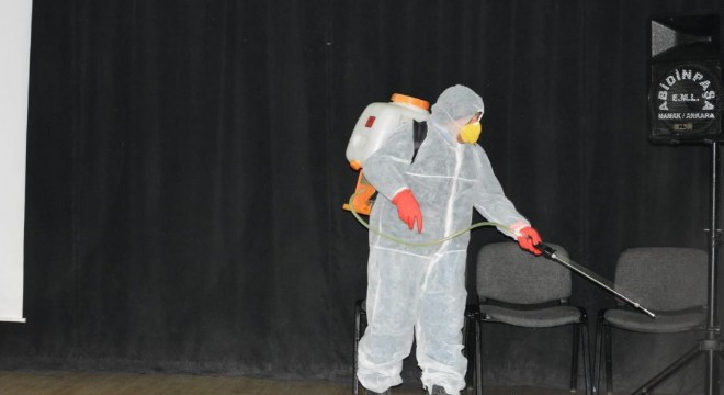 Aşkale'de dezenfeksiyon seferberliği