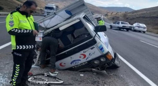 Aşkale'de görünmez kaza: 1 yaralı