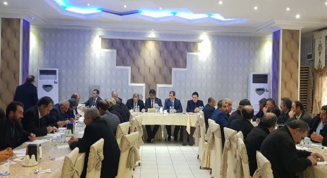 Aşkale'de muhtarlara bilgilendirme toplantısı