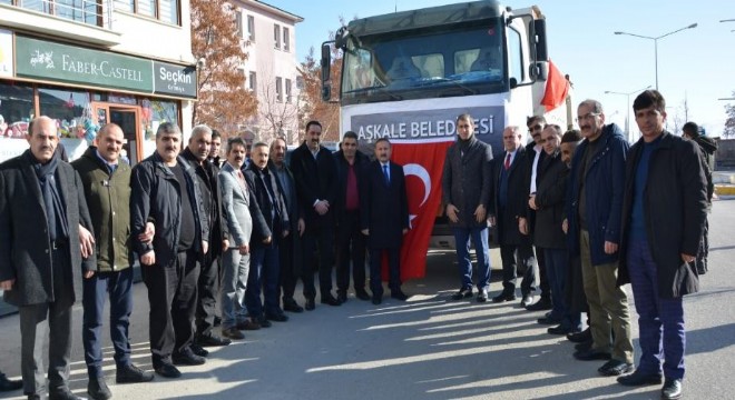 Aşkale'den Elazığ'a destek köprüsü