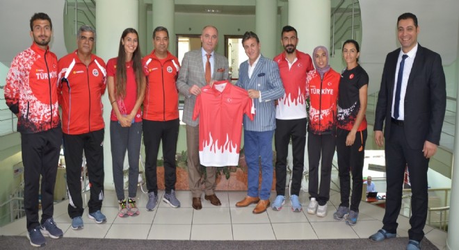 Atletizm Milli Takımı'ndan ETSO'ya ziyaret