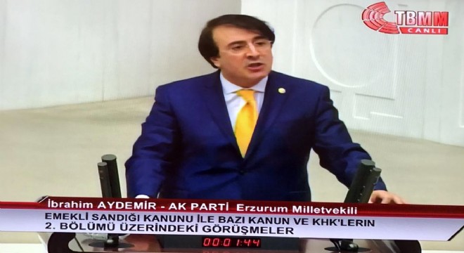 Aydemir: ‘Emeklilerimiz Türkiye'nin mimarlarıdır'