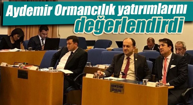 Aydemir Ormancılık yatırımlarını değerlendirdi