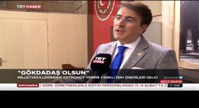 Aydemir'den ‘Gökdadaş' ismi teklifi