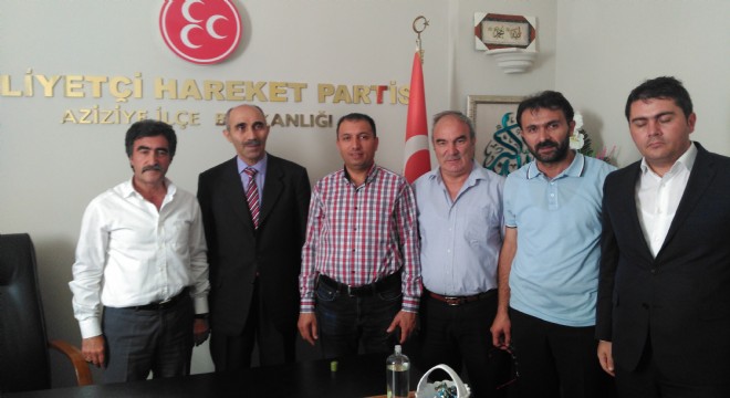Aziziye'de AK Parti'den MHP'ye ziyaret