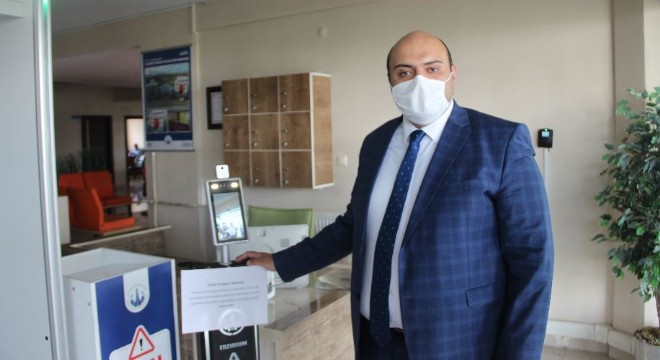 Aziziye'de covid19'a dijital önlem