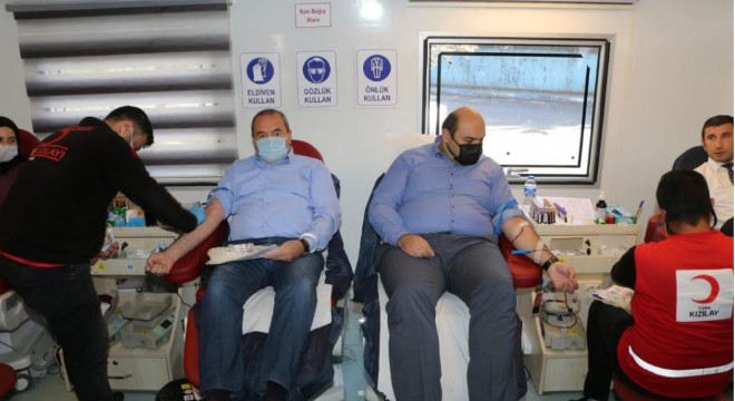Aziziye'de kan bağışı seferberliği