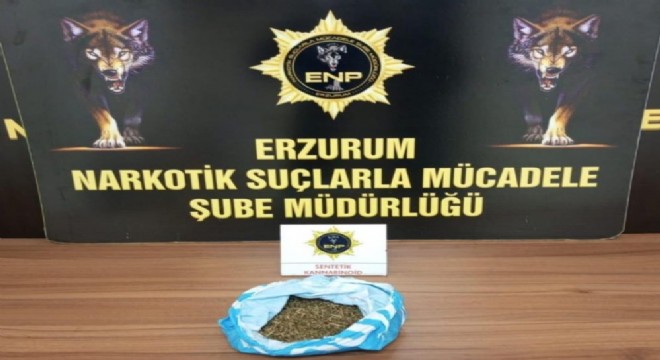 Aziziye'de uyuşturucu operasyonu: 2 tutuklama