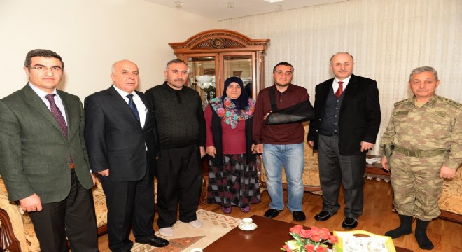 Azizoğlu Gazi Ergün'ü ziyaret etti