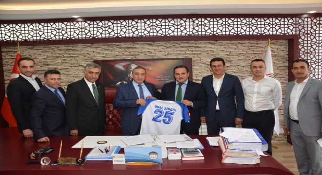 BB Erzurumspor'dan yargı başkanlarına ziyaret