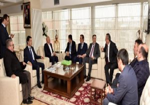 Büyükşehir Aydemir ve Genç'i ağırladı