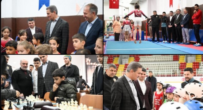 Baruş spor tesislerinde incelemelerde bulundu