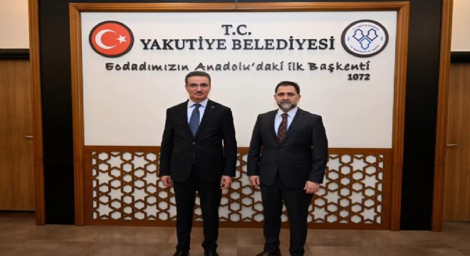 Baruş’tan Yakutiye Belediyesi’ne çalışma ziyareti