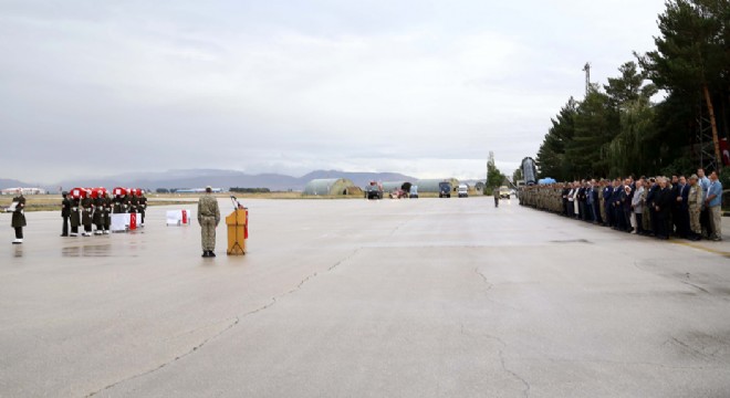Başbakan Yıldırım şehitleri uğurlama törenine katıldı