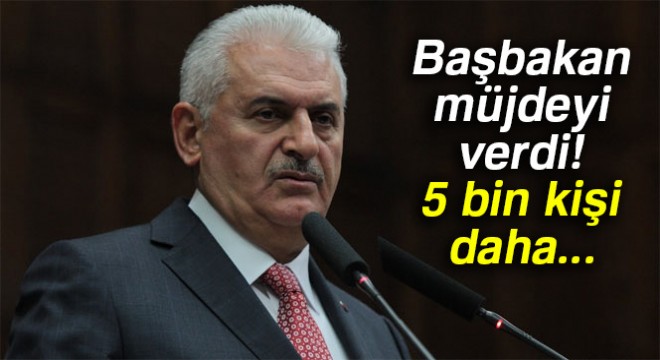 Başbakan Yıldırım müjdeyi verdi