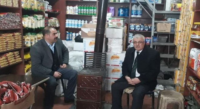 Başkan Dölekli'den esnaf buluşması