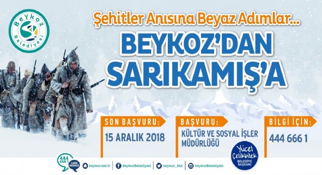 Beykoz'dan Sarıkamış'a Beyaz Adımlar