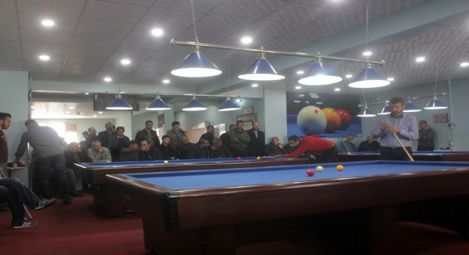 Bilardoda 'Kardeşlik Turnuvası' heyecanı yaşandı