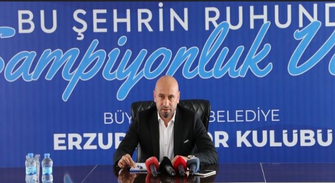 Bilazer: 'Erzurumspor en üst lige yakışan bir takım'