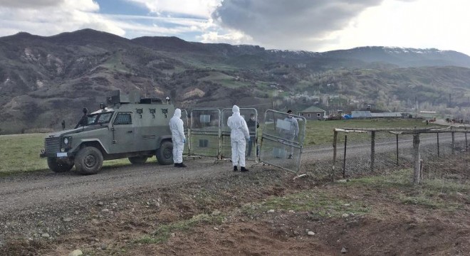 Bingöl'de bir bölge karantinaya alındı