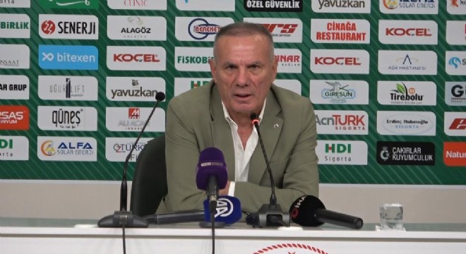 Birinci Erzurumspor maçını değerlendirdi