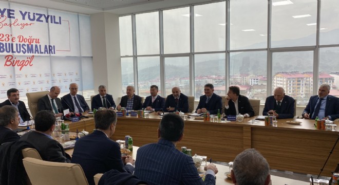 Bölge Milletvekilleri Bingöl'de buluştu