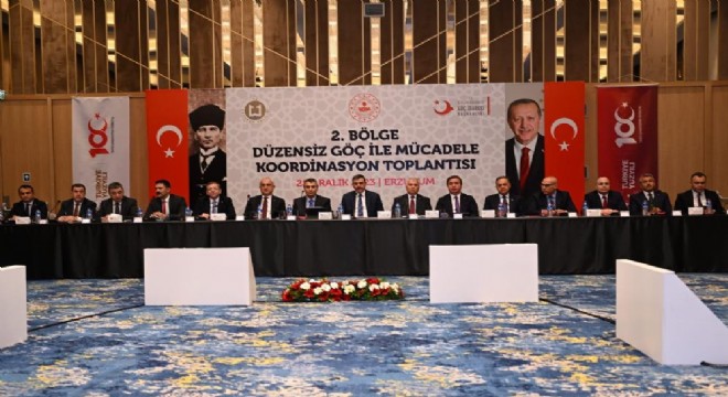 Erzurum'da düzensiz göç gündemi