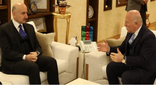 Büyükşehir Bakan Karaismailoğlu'nu ağırladı