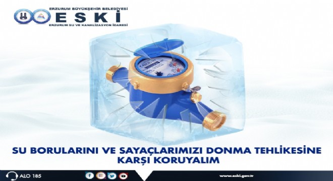Büyükşehir'den “su sayacı” uyarısı