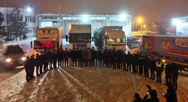 Büyükşehir'in deprem bölgesine yönelik yardımları sürüyor