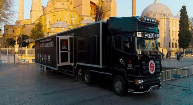 CB İletişim Başkanlığı Dijital Tırı Erzurum'da