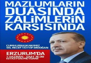 Erzurum Cumhurbaşkanı'nı ağırlayacak