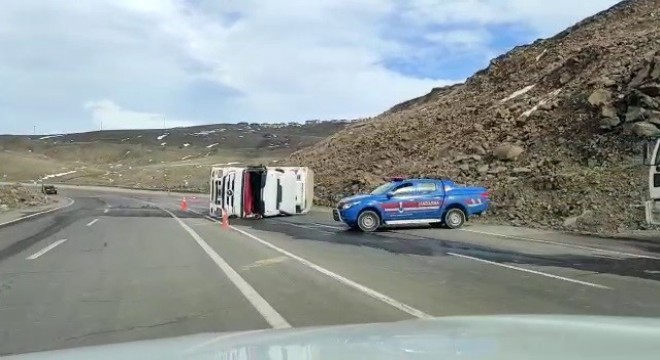 Çat yolunda kaza: 1 yaralı