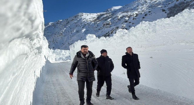 Çığ ulaşımı durdurdu