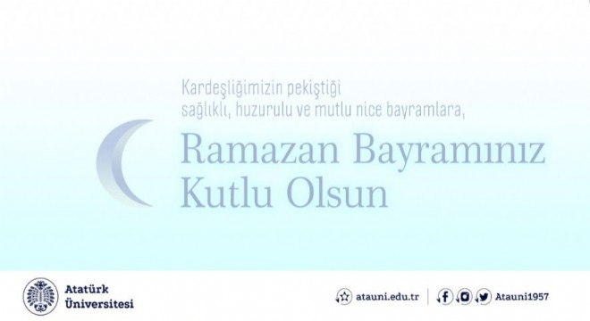 Çomaklı: ‘Ramazan bayramımız mübarek olsun'