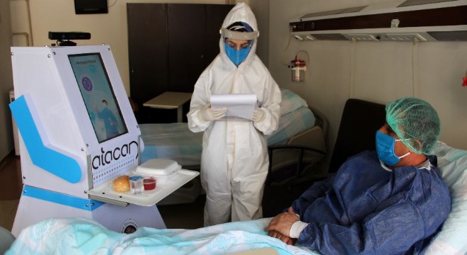 Covid hastalarının yeni bakıcısı robot ‘Atacan'