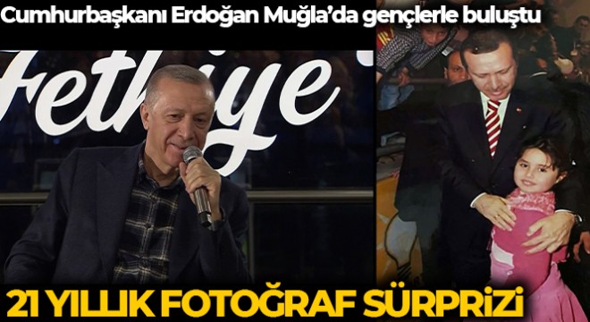 Cumhurbaşkanı Erdoğan'a 21 yıllık fotoğraf sürprizi