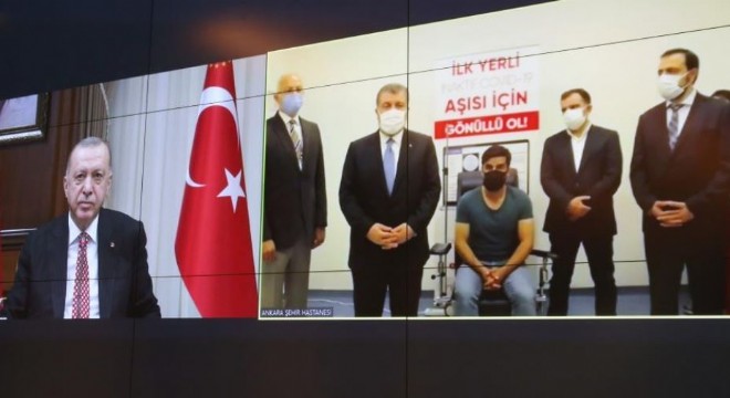 Cumhurbaşkanı Erdoğan'dan Yerli Aşı müjdesi