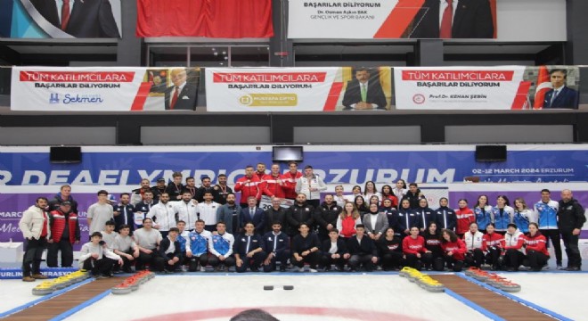 Curling Erzurum Open'da Erzurum ekibi 3'üncü oldu