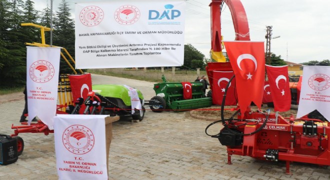 DAP BKİ'den çiftçilere makine desteği