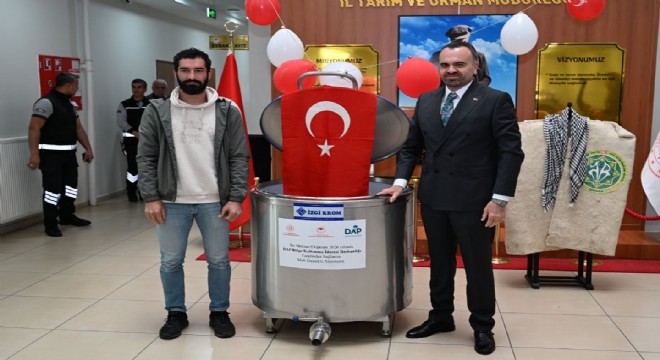 DAP BKİ'den süt hayvancılığına ekipman desteği