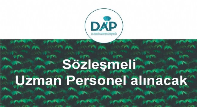 DAP BKİ sözleşmeli personel alacak