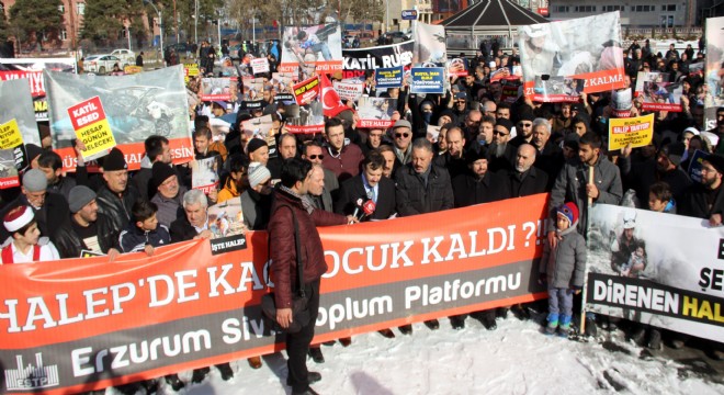 Dadaşlar Halep için yürüdü